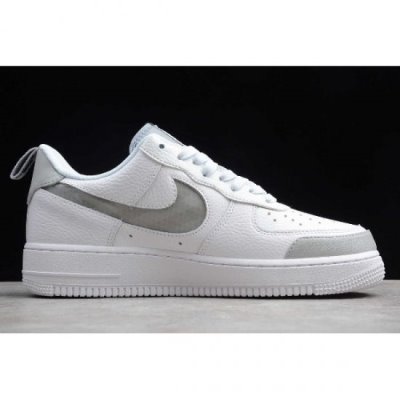 Nike Air Force 1 Low Beyaz / Gri Kaykay Ayakkabı Türkiye - K0DEHOAC